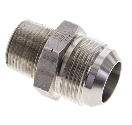 Espiga doble JIC UN 1-7/8''-12 x 1 1/2'' NPT Acero inoxidable 70bar (983.5psi)