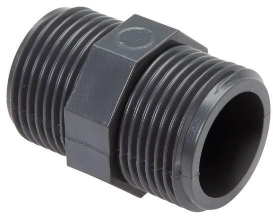 Reductor doble G3/4'' x G1'' PVC-U 16bar (224.8psi) EN 1452-3 [2 Piezas]