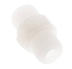 Espiga doble G3/8'' PVDF 10bar (140,5psi) FDA 22mm Hex.