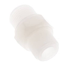 Espiga doble G3/8'' PVDF 10bar (140,5psi) FDA 22mm Hex.