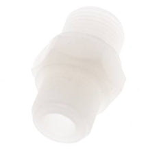 Espiga doble G3/8'' PVDF 10bar (140,5psi) FDA 22mm Hex.