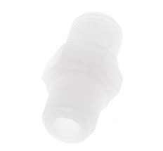 Espiga doble G1/4'' PVDF 10bar (140,5psi) FDA 17mm Hex.