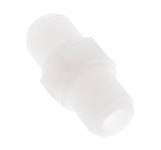 Espiga doble G1/4'' PVDF 10bar (140,5psi) FDA 17mm Hex.