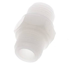 Espiga doble G1/2'' PVDF 10bar (140,5psi) FDA 27mm Hex.