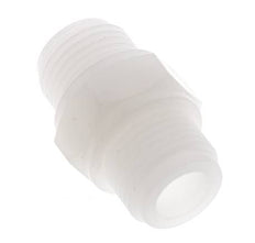 Espiga doble G1/2'' PVDF 10bar (140,5psi) FDA 27mm Hex.