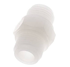 Espiga doble G1/2'' PVDF 10bar (140,5psi) FDA 27mm Hex.