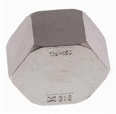 1 1/2'' NPT Tapa final de acero inoxidable 16 Bar