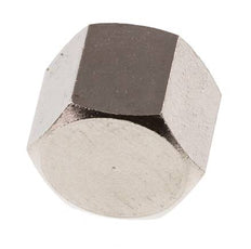 G 1/4'' Tapón de latón niquelado 16 Bar [5 Piezas]