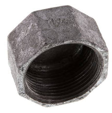 Rp 1 1/4'' Hierro fundido zincado Tapa final 25 Bar [2 Piezas]