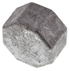 Rp 1 1/4'' Hierro fundido zincado Tapa final 25 Bar [2 Piezas]