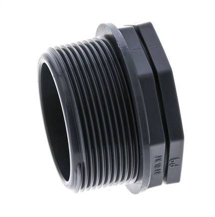 Anillo Reductor G1 1/2'' Hembra x G2'' Macho Polipropileno (pp) 10bar (140.5psi) FDA 65mm Hex.