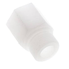 Extensión roscada G3/4'' Macho x Hembra PVDF 10bar (140.5psi) FDA 32mm Hex.
