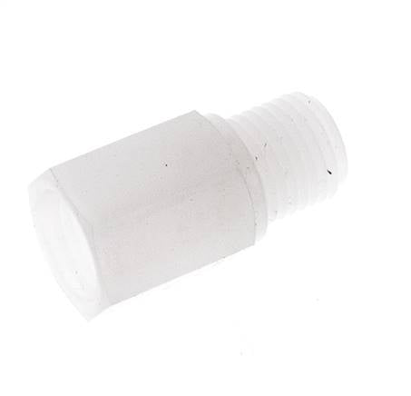 Extensión roscada G1/4'' Macho x Hembra PVDF 10bar (140.5psi) FDA 17mm Hex