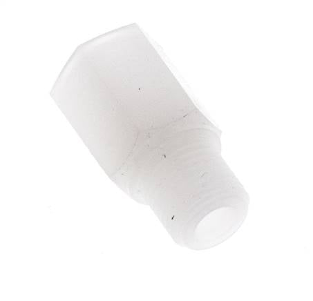 Extensión roscada G1/4'' Macho x Hembra PVDF 10bar (140.5psi) FDA 17mm Hex