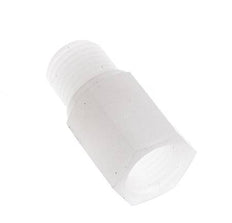 Extensión roscada G1/4'' Macho x Hembra PVDF 10bar (140.5psi) FDA 17mm Hex