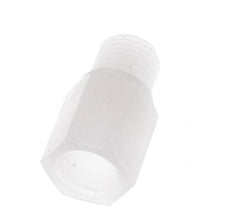 Extensión roscada G1/4'' Macho x Hembra PVDF 10bar (140.5psi) FDA 17mm Hex