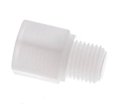 Extensión roscada G1/4'' Macho x Hembra Polipropileno (pp) 10bar (140.5psi) FDA 17mm Hex.