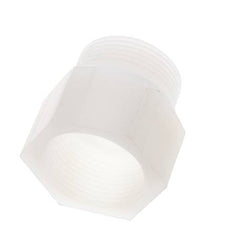 Alargadera roscada G1 1/4'' Macho x Hembra PVDF 10bar (140,5psi) FDA 50mm Hex.