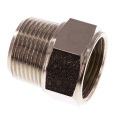 Extensión roscada 3/4'' R Macho x Rp Hembra Latón niquelado 16bar (224,8psi)