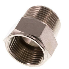 Extensión roscada 3/4'' R Macho x Rp Hembra Latón niquelado 16bar (224,8psi)