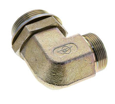 UN 1-11/16''-12 x G 1 1/2'' Macho Codo de 90 grados de acero galvanizado ORFS 200 Bar - Hidráulico