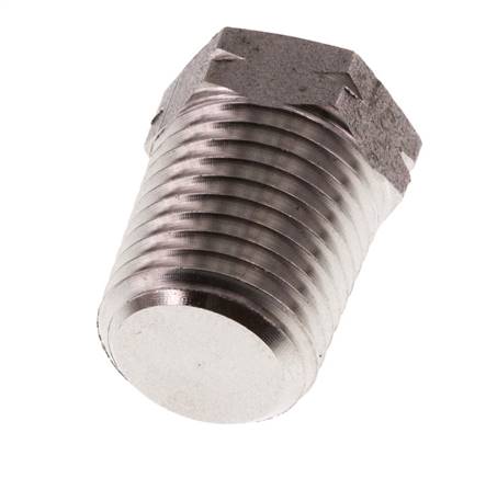 1/4'' NPT macho Tapón de cierre de acero inoxidable con barra hexagonal 275 exterior
