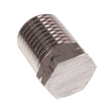 1/4'' NPT macho Tapón de cierre de acero inoxidable con barra hexagonal 275 exterior