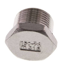 3/4'' NPT macho Tapón de cierre de acero inoxidable con hexágono exterior 16 Bar