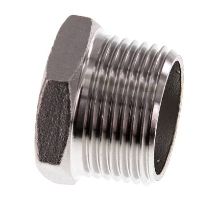 Tapón R1'' Acero inoxidable con hexágono exterior 16bar (224,8psi)