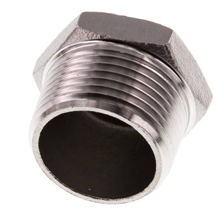 Tapón R1'' Acero inoxidable con hexágono exterior 16bar (224,8psi)