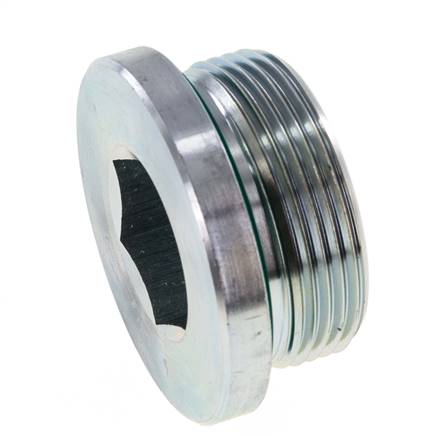 Tapón M42 X 2 Acero FKM con hexágono interior 250bar (3512.5psi)