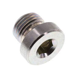 Tapón M10 X 1 Acero NBR con Hexágono Interno 400bar (5620.0psi) [5 Piezas]