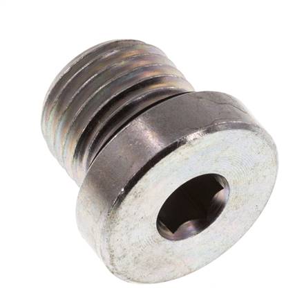 Tapón M14 X 1.5 Acero NBR con Hexágono Interno 400bar (5620.0psi) [2 Piezas]