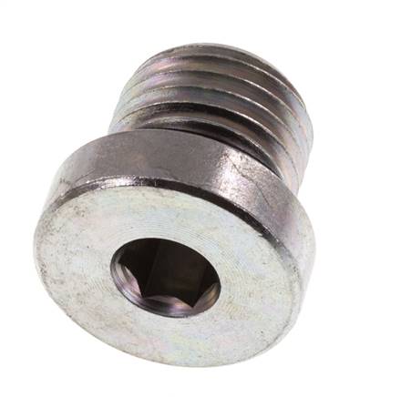 Tapón M14 X 1.5 Acero NBR con Hexágono Interno 400bar (5620.0psi) [2 Piezas]