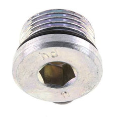Tapón UNF 3/4INCH-16 Acero NBR con Hexágono Interno 630bar (8851.5psi) [2 Piezas]