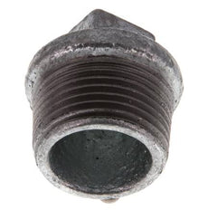 Tapón R1'' Hierro fundido maleable con cuadrado exterior 25bar (351.25psi) [5 Piezas]