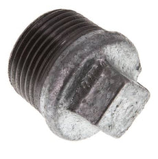 Tapón R1'' Hierro fundido maleable con cuadrado exterior 25bar (351.25psi) [5 Piezas]