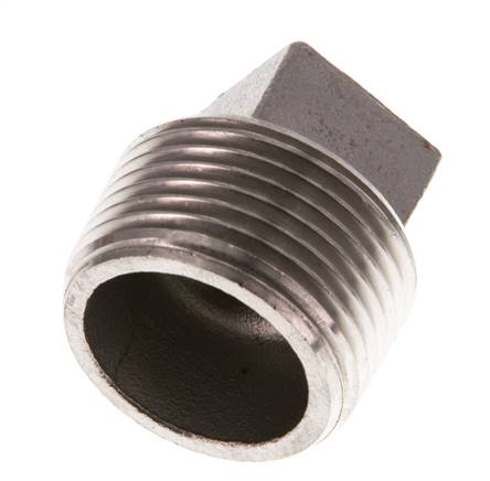 Tapón R3/4'' Acero inoxidable con cuadrado exterior 16bar (224.8psi) [2 Piezas]