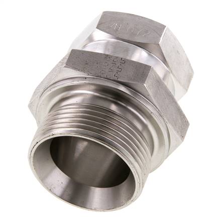 G 1'' x G 1 1/4'' F/M Adaptador reductor de acero inoxidable 150 Bar - Hidráulico