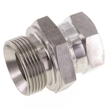 G 1'' x G 1 1/4'' F/M Adaptador reductor de acero inoxidable 150 Bar - Hidráulico
