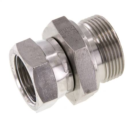 G 1'' x G 1 1/4'' F/M Adaptador reductor de acero inoxidable 150 Bar - Hidráulico