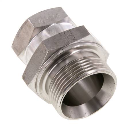 G 1'' x G 1 1/4'' F/M Adaptador reductor de acero inoxidable 150 Bar - Hidráulico