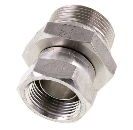G 1'' x G 1 1/4'' F/M Adaptador reductor de acero inoxidable 150 Bar - Hidráulico