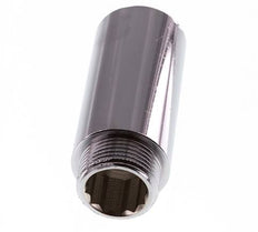 G 3/4'' F/M Extensión de latón cromado DIN 3523 - 65 mm