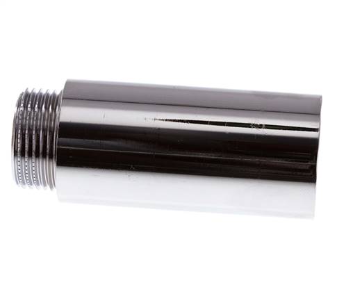 G 3/4'' F/M Extensión de latón cromado DIN 3523 - 65 mm