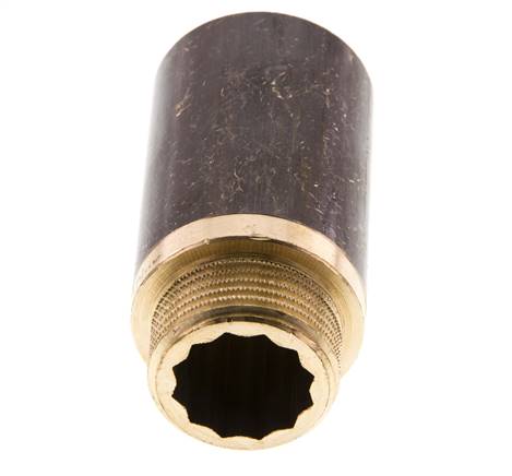 G 3/4'' F/M Extensión de latón DIN 3523 - 50 mm