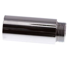 G 3/4'' F/M Extensión de latón cromado DIN 3523 - 65 mm