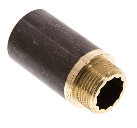 G 3/4'' F/M Extensión de latón DIN 3523 - 50 mm