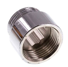 G 3/4'' F/M Extensión de latón cromado DIN 3523 - 15 mm