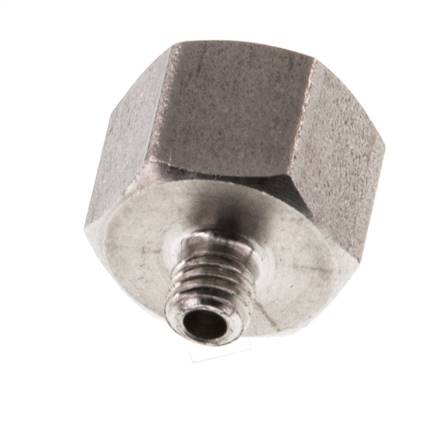 G 1/8'' x M5 F/M Anillo reductor de acero inoxidable 40 Bar